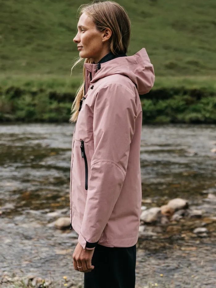 Finisterre Jackets and Coats Women Stormbird Waterproof Jacket Heather Mist