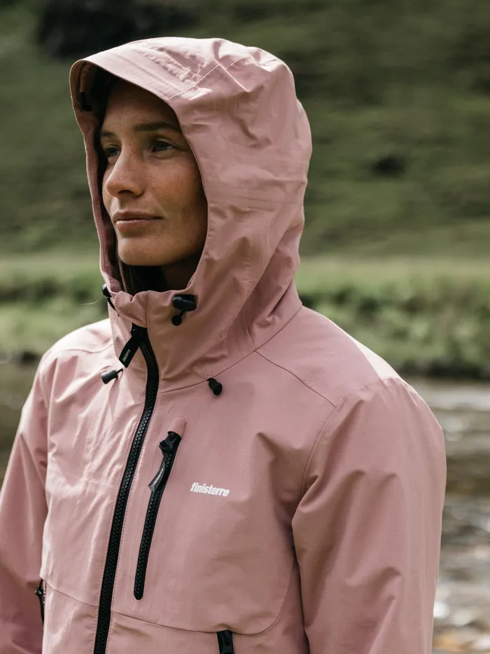 Finisterre Jackets and Coats Women Stormbird Waterproof Jacket Heather Mist
