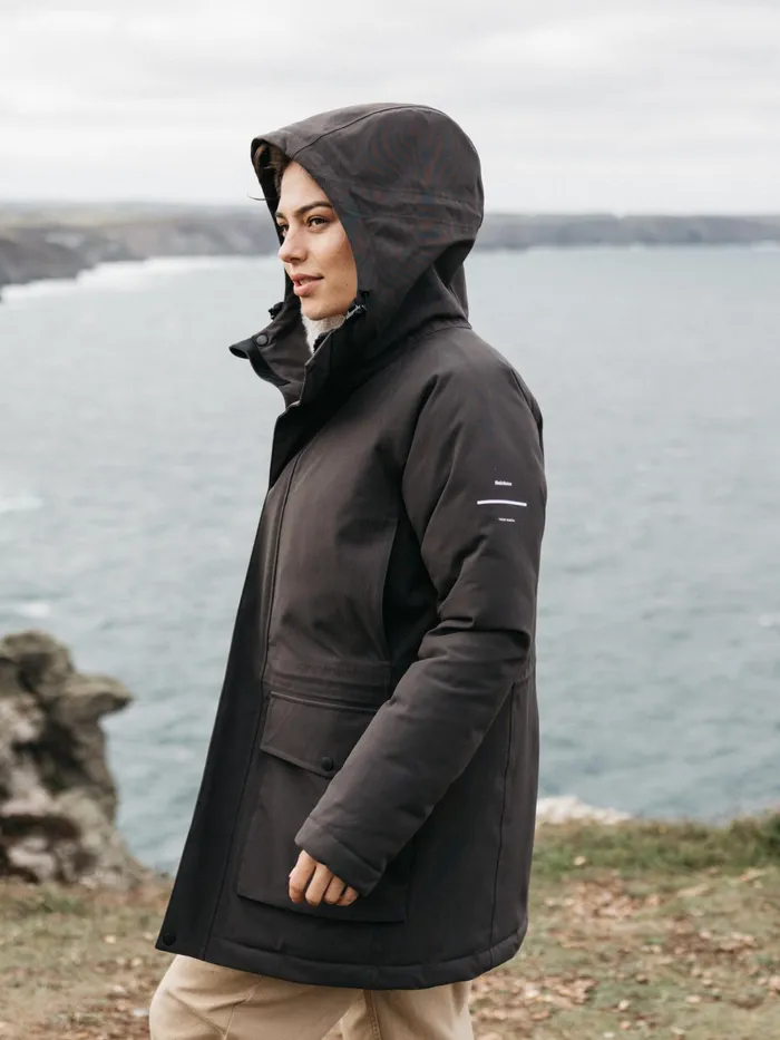Finisterre Jackets and Coats Women Vellus Parka Jacket Raven