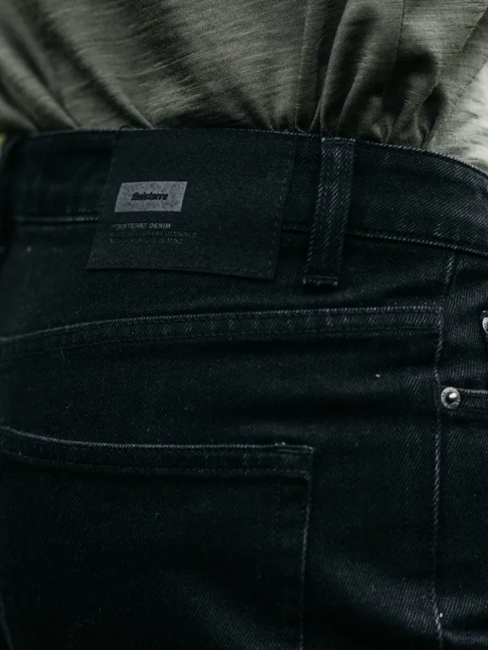 Finisterre Pants Men Breaker 5Pocket Jean Black Denim