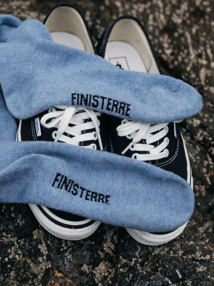 Finisterre Socks MenWomen Classic Wool Sock Blue Haze