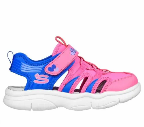 Flex Splash 8211 Epic Breeze Hot Pink Blue Kids SKECHERS Big Kids UK Sizes 36