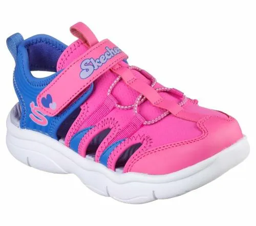 Flex Splash 8211 Epic Breeze Hot Pink Blue Kids SKECHERS Big Kids UK Sizes 36