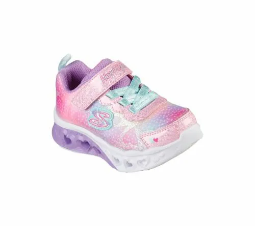 Flutter Heart Lights 8211 Simply Love Pink Multi Kids SKECHERS Toddlers UK Sizes 49