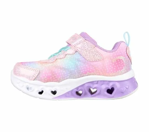 Flutter Heart Lights 8211 Simply Love Pink Multi Kids SKECHERS Toddlers UK Sizes 49