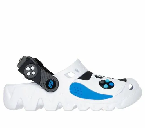 Foamies Zaggle 8211 HydroPointz Wht Black Blue Kids SKECHERS Big Kids UK Sizes 36