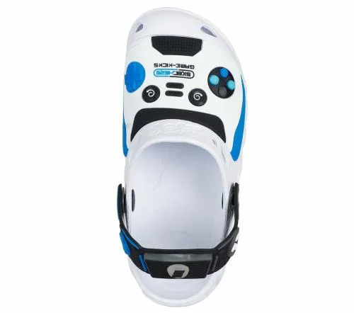Foamies Zaggle 8211 HydroPointz Wht Black Blue Kids SKECHERS Big Kids UK Sizes 36