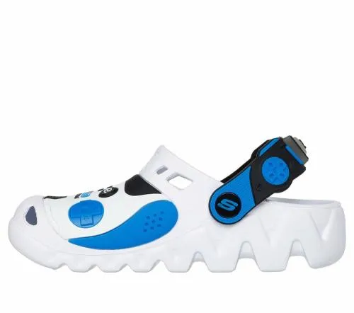 Foamies Zaggle 8211 HydroPointz Wht Black Blue Kids SKECHERS Big Kids UK Sizes 36