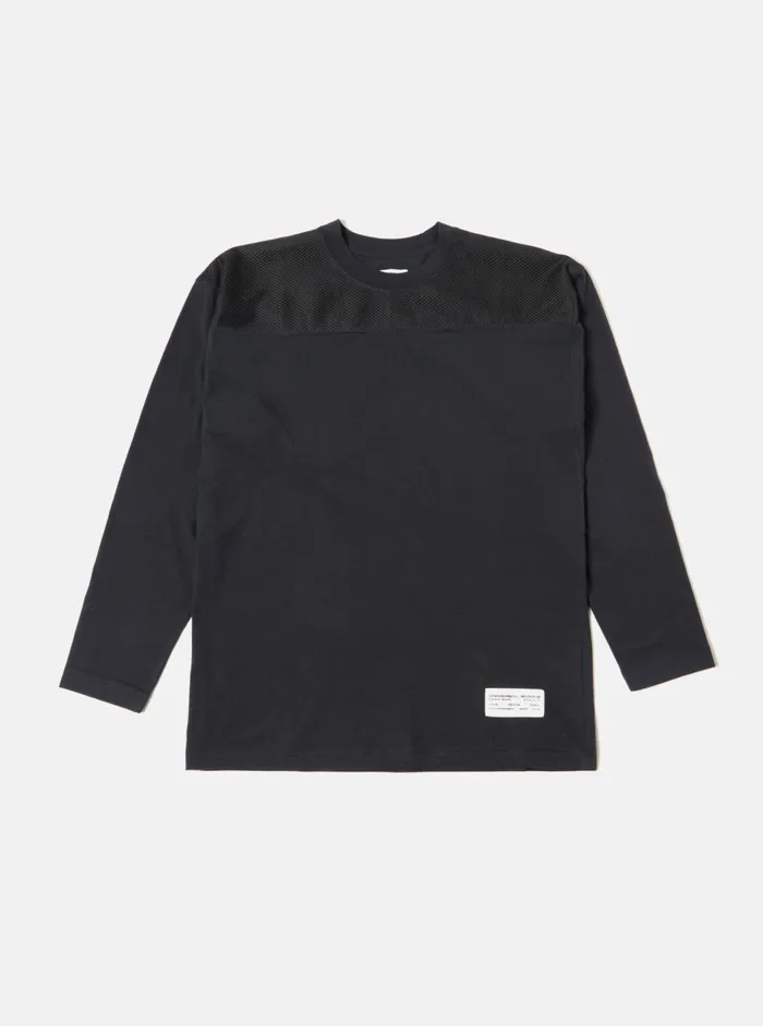 Football Jersey In Navy Single Jersey Men Universal Works Tees