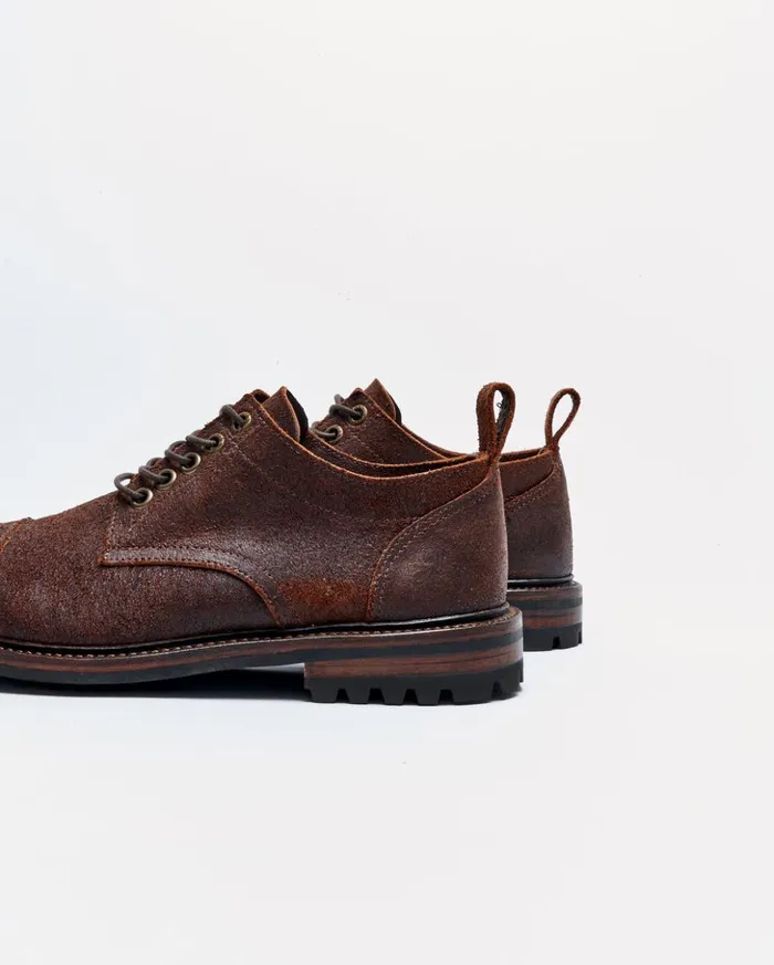 Footwear Men Billy Reid Oak Street X Captoe Trench Oxford Chocolate