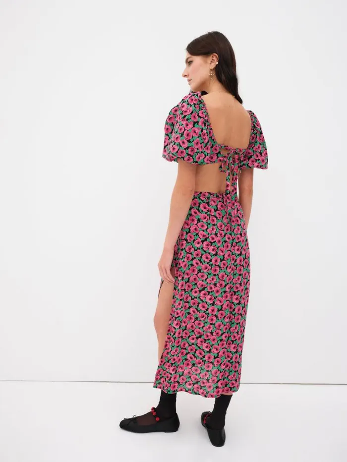 For Love and Lemons Bottoms Barolo Midi Skirt Red 8211 Women