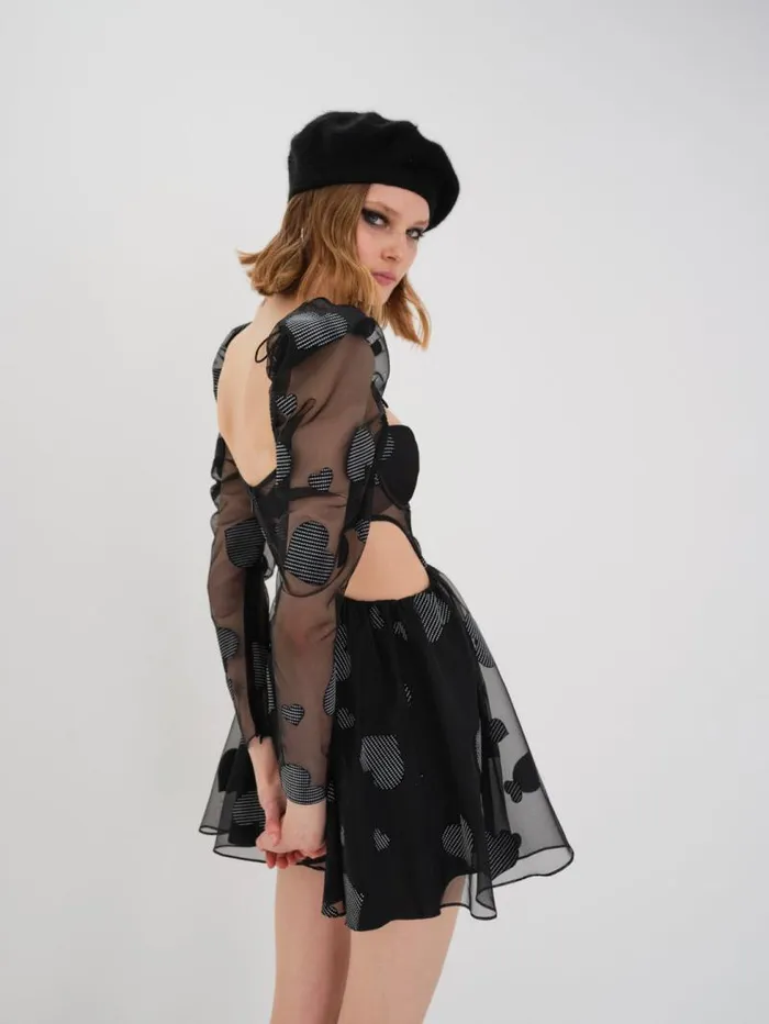 For Love and Lemons Dresses Alexandra Long Sleeve Mini Dress Black 8211 Women For Love and Lemons Dresses Alexandra Long Sleeve Mini Dress Black 8211 Women