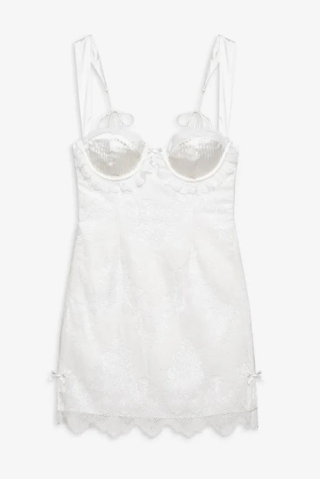 For Love and Lemons Dresses Allira Lace Mini Dress White 8211 Women For Love and Lemons Dresses Allira Lace Mini Dress White 8211 Women