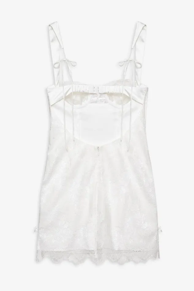 For Love and Lemons Dresses Allira Lace Mini Dress White 8211 Women For Love and Lemons Dresses Allira Lace Mini Dress White 8211 Women