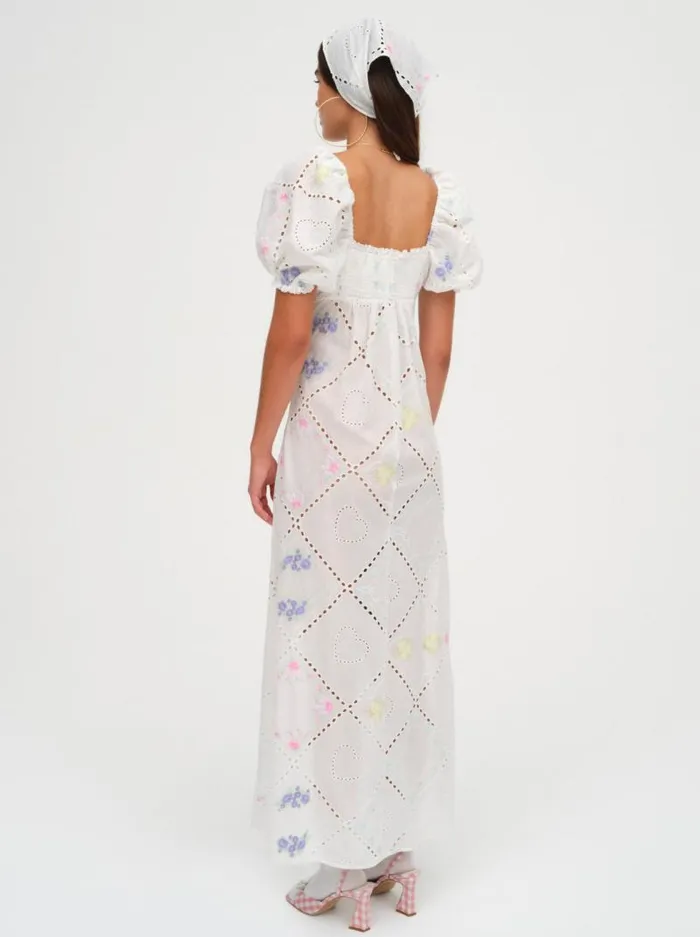 For Love and Lemons Dresses Andrea Embroidered Maxi Dress White 8211 Women For Love and Lemons Dresses Andrea Embroidered Maxi Dress White 8211 Women