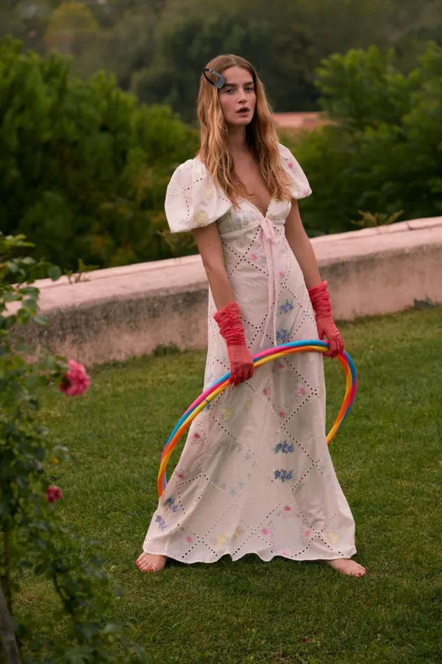 For Love and Lemons Dresses Andrea Embroidered Maxi Dress White 8211 Women For Love and Lemons Dresses Andrea Embroidered Maxi Dress White 8211 Women