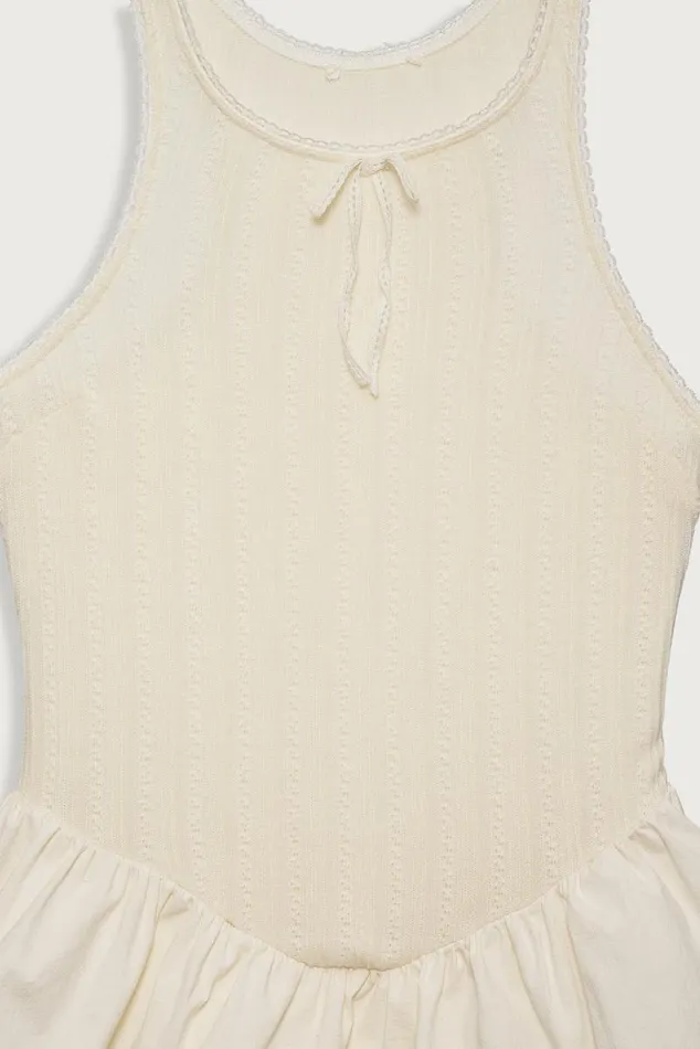 For Love and Lemons Dresses Billie Pointelle Mini Dress Ivory 8211 Women
