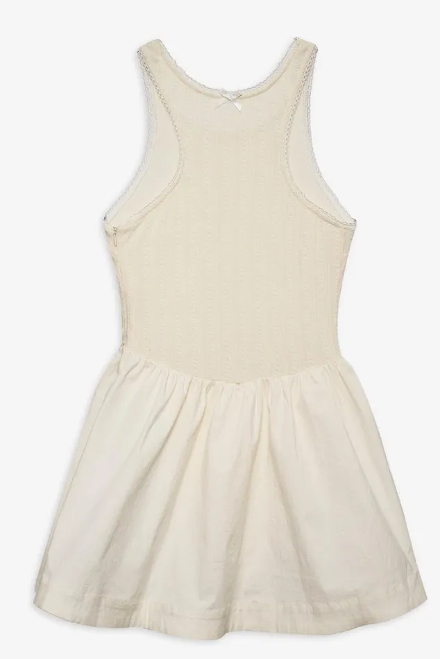 For Love and Lemons Dresses Billie Pointelle Mini Dress Ivory 8211 Women