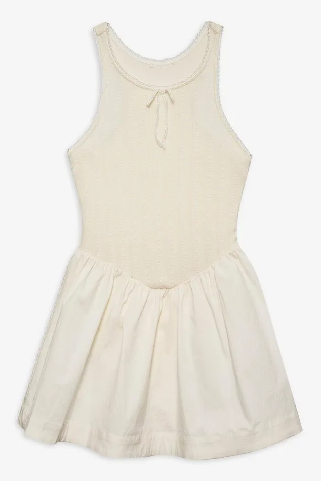 For Love and Lemons Dresses Billie Pointelle Mini Dress Ivory 8211 Women