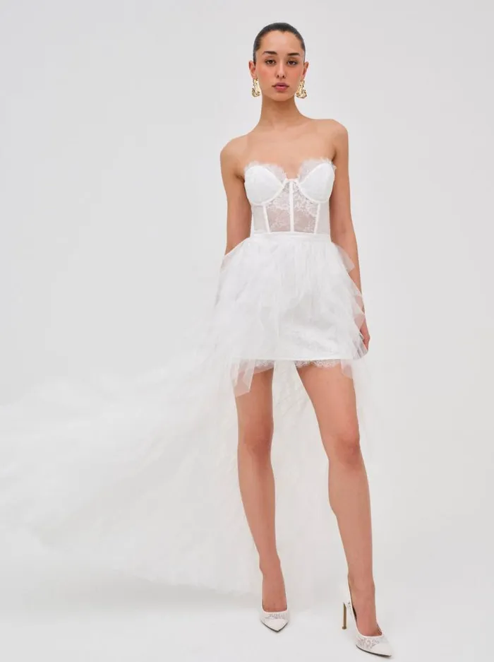 For Love and Lemons Dresses Bustier Gown White 8211 Women