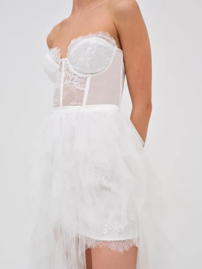 For Love and Lemons Dresses Bustier Gown White 8211 Women For Love and Lemons Dresses Bustier Gown White 8211 Women