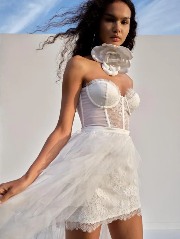 For Love and Lemons Dresses Bustier Gown White 8211 Women For Love and Lemons Dresses Bustier Gown White 8211 Women