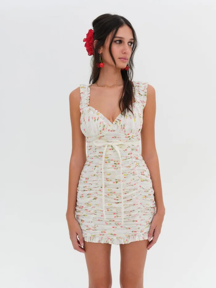 For Love and Lemons Dresses Elodie Mini Dress Multi 8211 Women