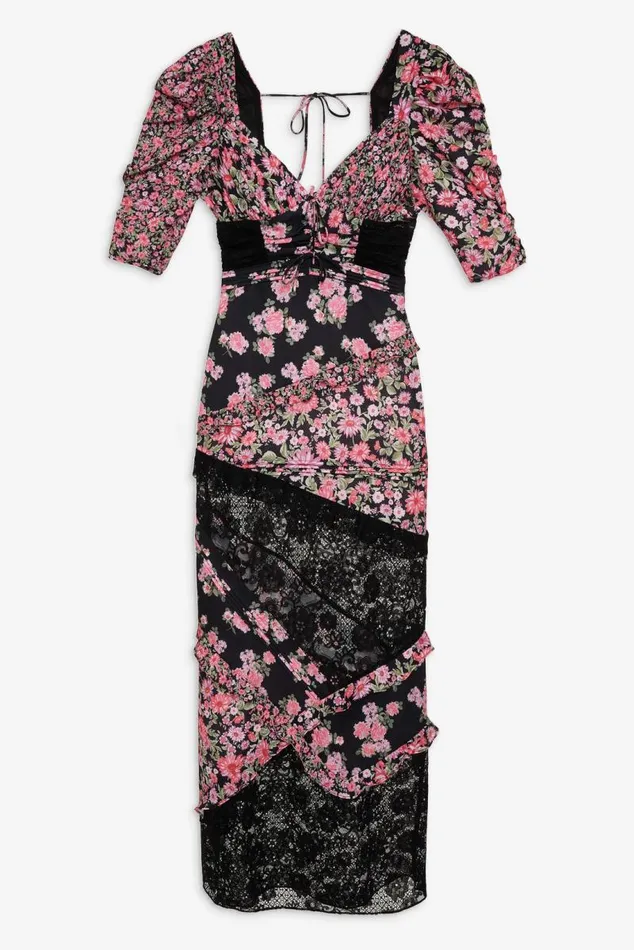 For Love and Lemons Dresses Emalyn Maxi Dress Black 8211 Women