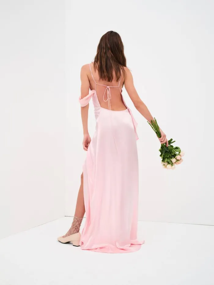 For Love and Lemons Dresses James Maxi Dress Coral 8211 Women For Love and Lemons Dresses James Maxi Dress Coral 8211 Women