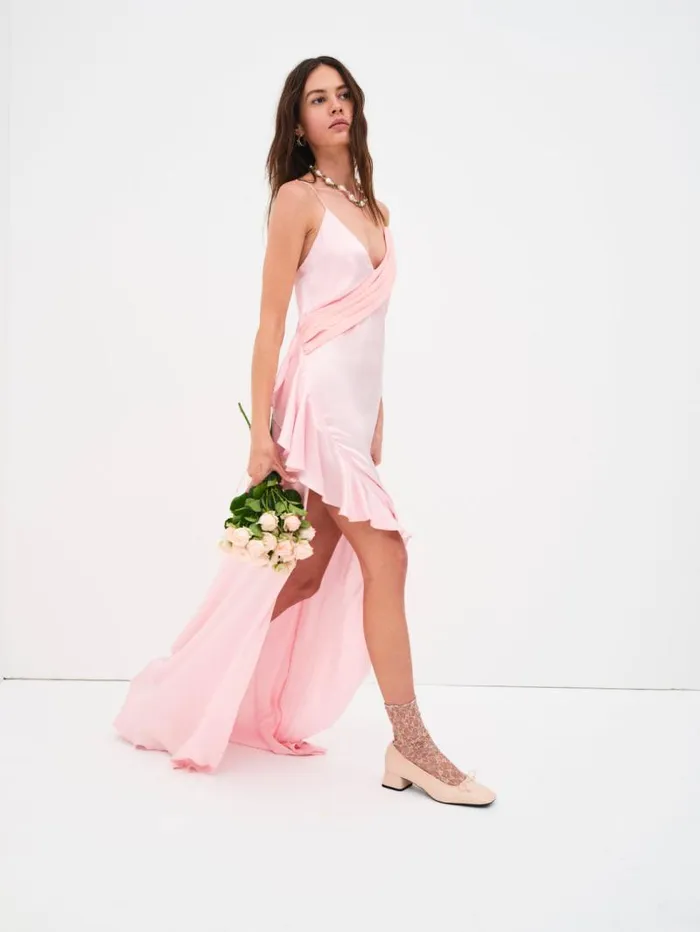 For Love and Lemons Dresses James Maxi Dress Coral 8211 Women For Love and Lemons Dresses James Maxi Dress Coral 8211 Women