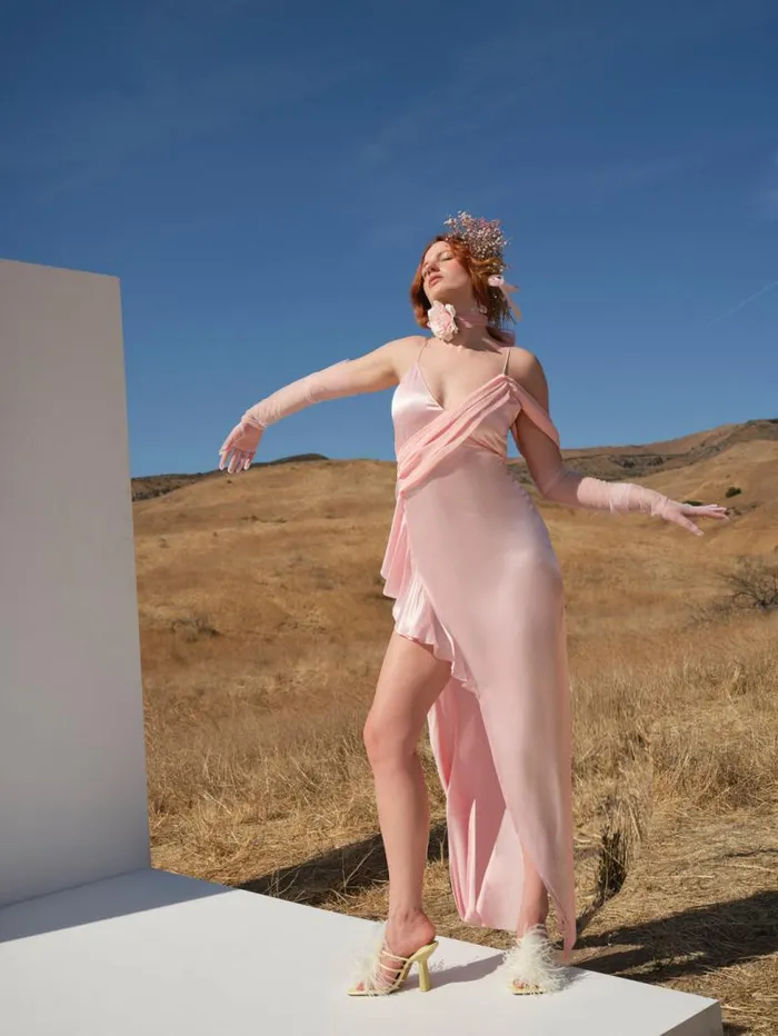 For Love and Lemons Dresses James Maxi Dress Coral 8211 Women For Love and Lemons Dresses James Maxi Dress Coral 8211 Women