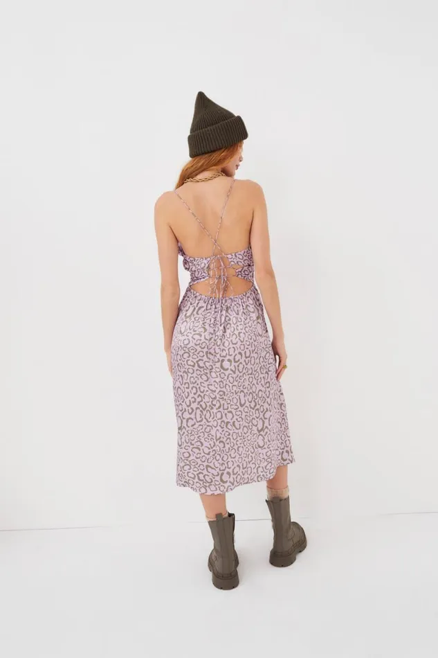 For Love and Lemons Dresses June Midi Dress Purple 8211 Women For Love and Lemons Dresses June Midi Dress Purple 8211 Women