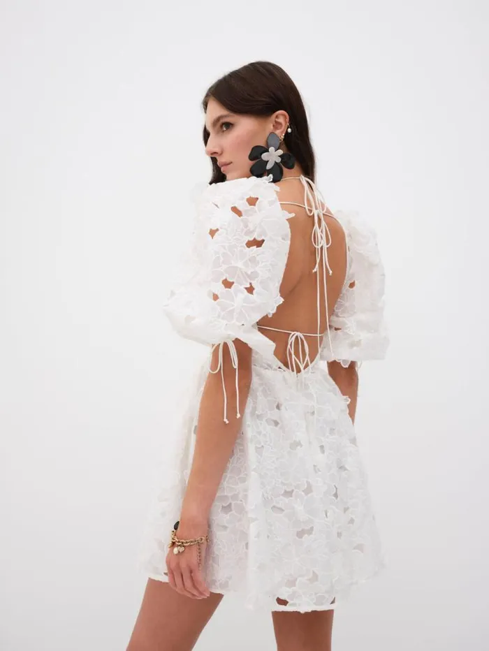 For Love and Lemons Dresses Leighton Mini Dress White 8211 Women For Love and Lemons Dresses Leighton Mini Dress White 8211 Women