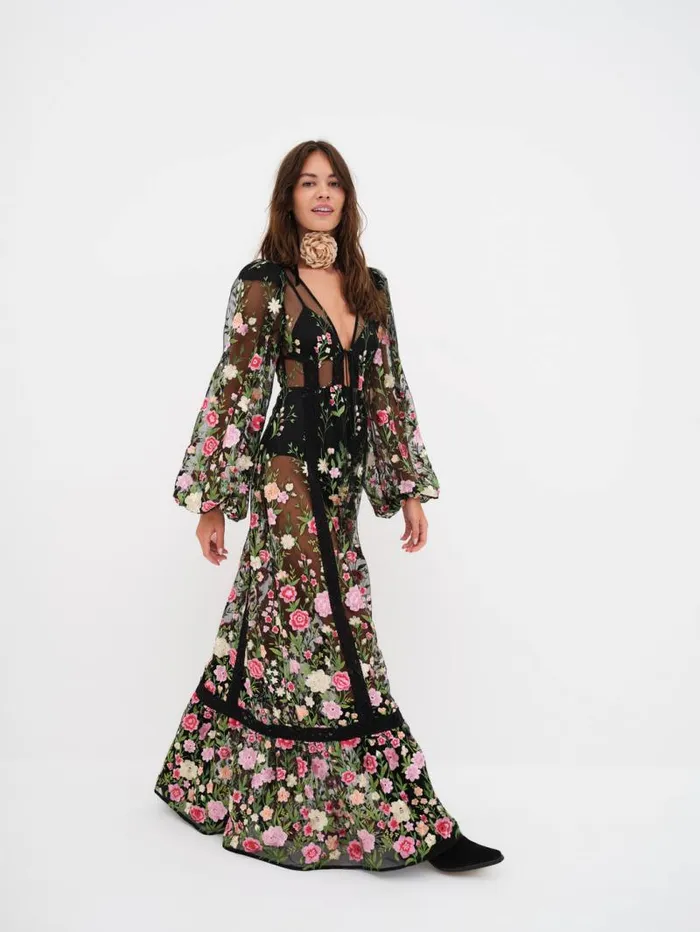 For Love and Lemons Dresses Luna Maxi Dress Black 8211 Women For Love and Lemons Dresses Luna Maxi Dress Black 8211 Women