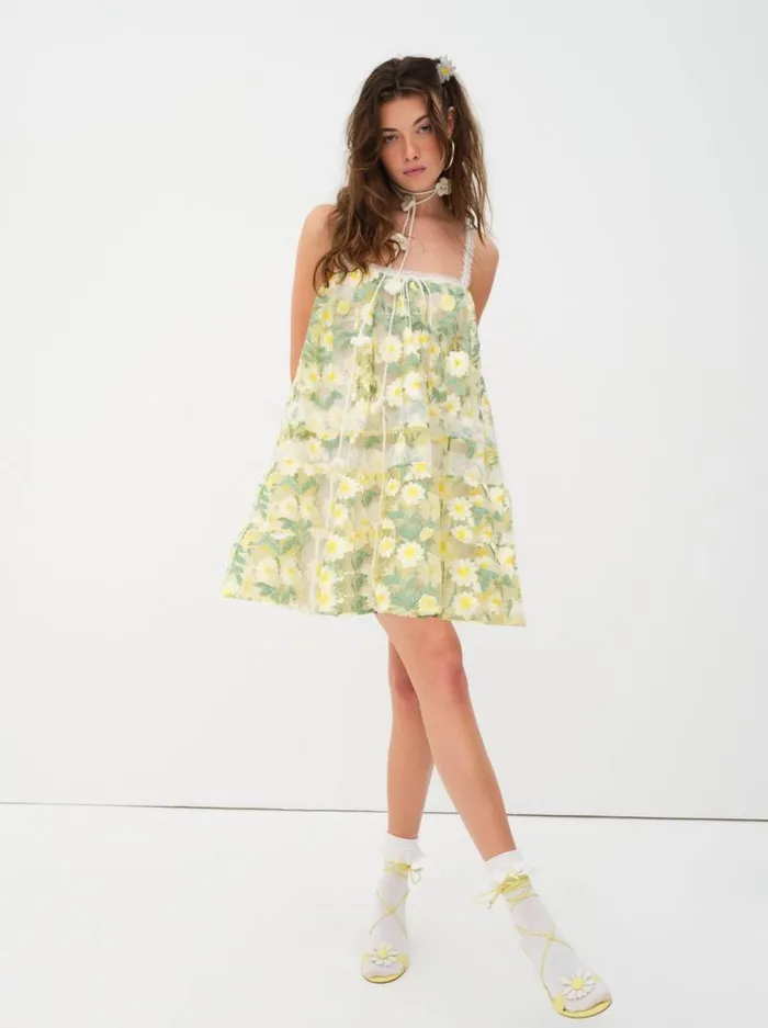 For Love and Lemons Dresses Rachel Mini Dress Green 8211 Women For Love and Lemons Dresses Rachel Mini Dress Green 8211 Women
