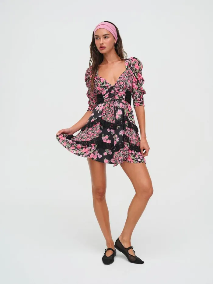 For Love and Lemons Dresses Rosalyn Mini Dress Black 8211 Women For Love and Lemons Dresses Rosalyn Mini Dress Black 8211 Women