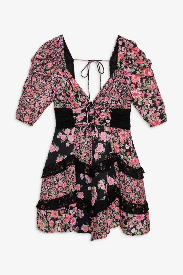 For Love and Lemons Dresses Rosalyn Mini Dress Black 8211 Women For Love and Lemons Dresses Rosalyn Mini Dress Black 8211 Women