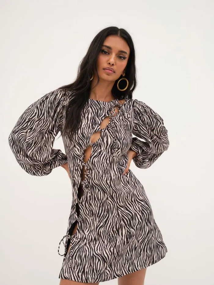 For Love and Lemons Dresses Rosita Mini Dress Black 8211 Women