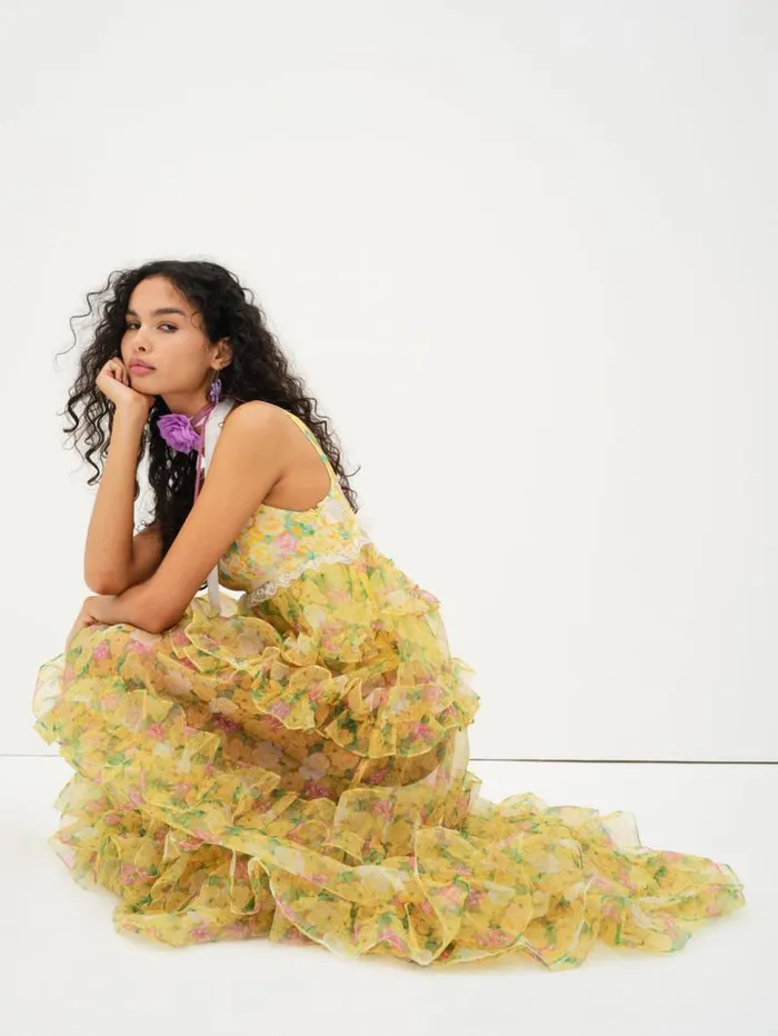 For Love and Lemons Dresses Vikki Maxi Dress Yellow 8211 Women For Love and Lemons Dresses Vikki Maxi Dress Yellow 8211 Women