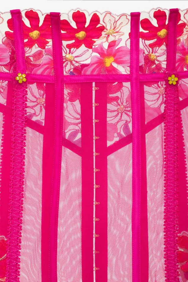For Love and Lemons Lingerie Anemone Floral Garter Skirt Pink 8211 Women For Love and Lemons Lingerie Anemone Floral Garter Skirt Pink 8211 Women