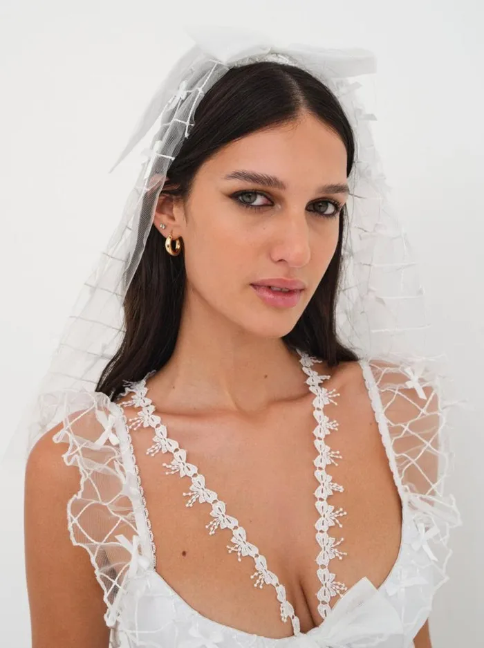 For Love and Lemons Lingerie Fiorella Veil White 8211 Women For Love and Lemons Lingerie Fiorella Veil White 8211 Women