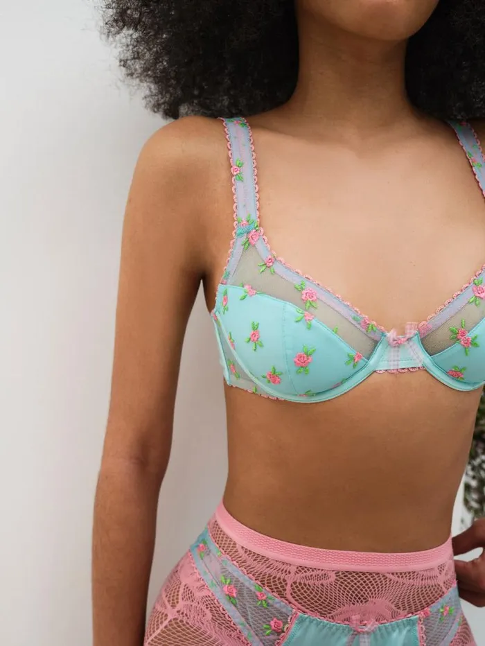 For Love and Lemons Lingerie Garden Party Underwire Bra Multi 8211 Women