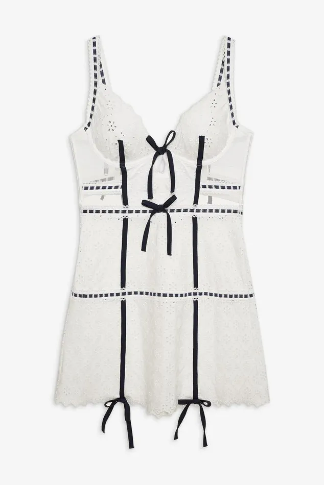 For Love and Lemons Lingerie Heather Slip Dress White 8211 Women