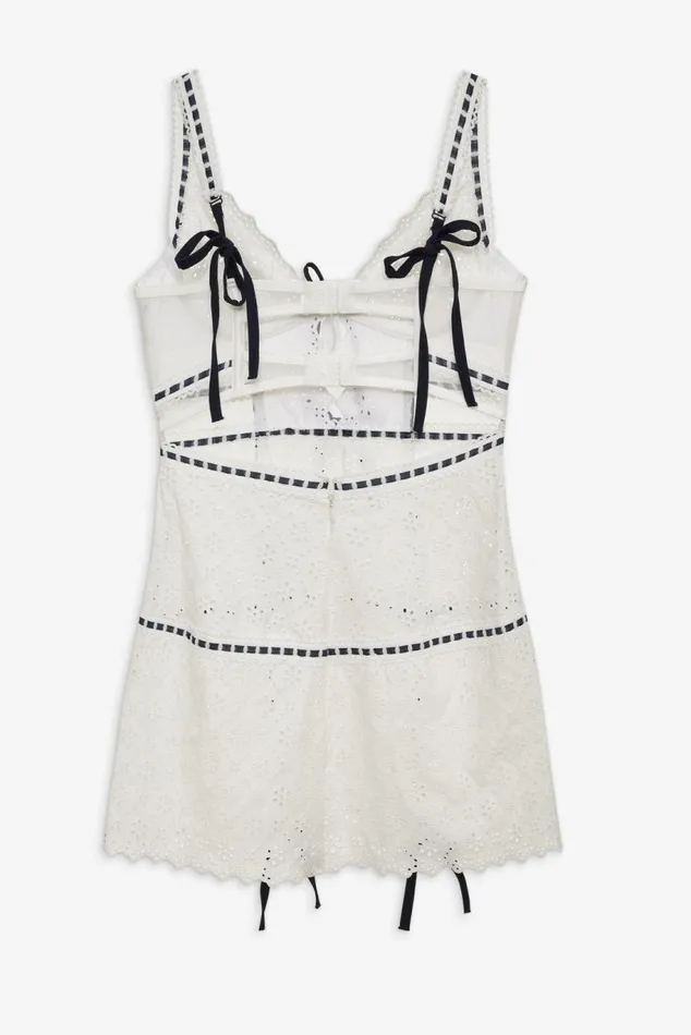 For Love and Lemons Lingerie Heather Slip Dress White 8211 Women