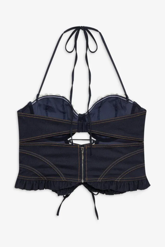 For Love and Lemons Lingerie Iris Bustier Blue 8211 Women For Love and Lemons Lingerie Iris Bustier Blue 8211 Women