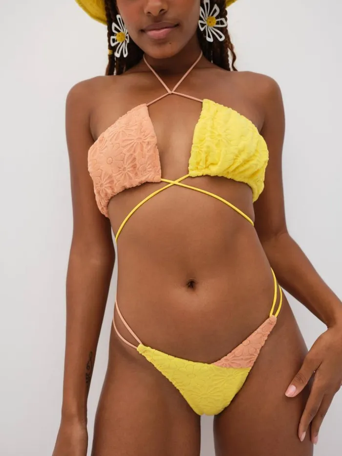 For Love and Lemons Swim Coraline Swim Bottom Yellow 8211 Women For Love and Lemons Swim Coraline Swim Bottom Yellow 8211 Women