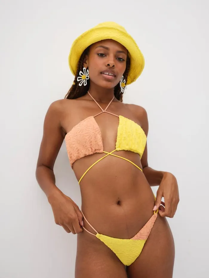 For Love and Lemons Swim Coraline Swim Bottom Yellow 8211 Women For Love and Lemons Swim Coraline Swim Bottom Yellow 8211 Women