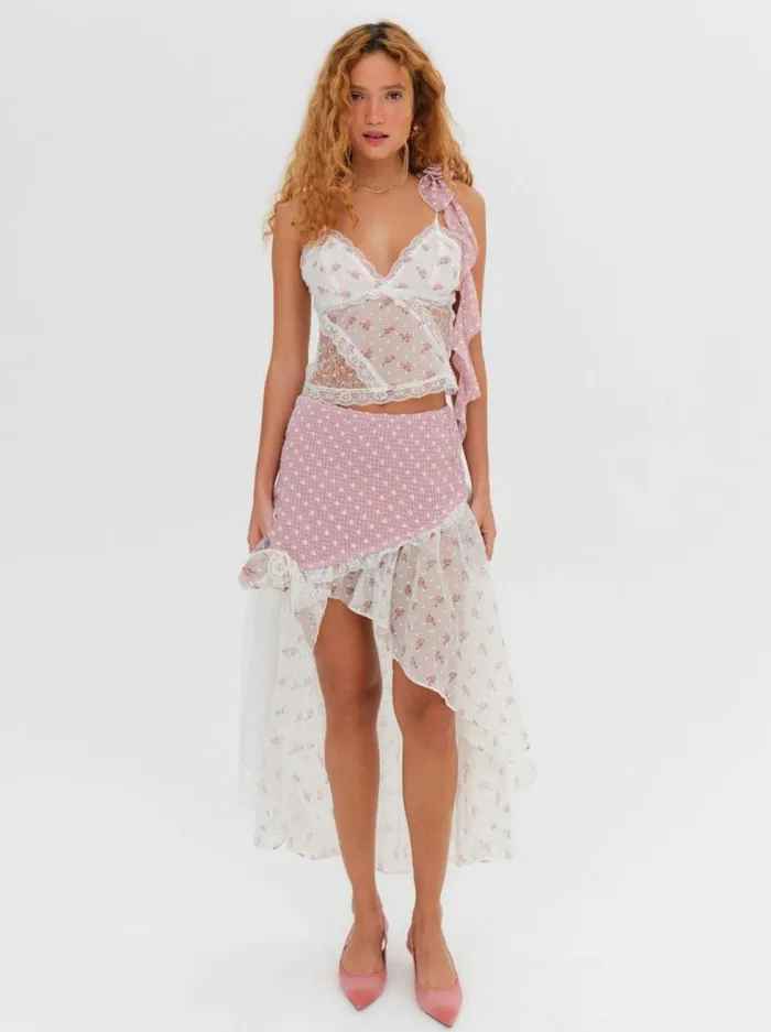 For Love and Lemons Tops Francine Top Pink 8211 Women For Love and Lemons Tops Francine Top Pink 8211 Women