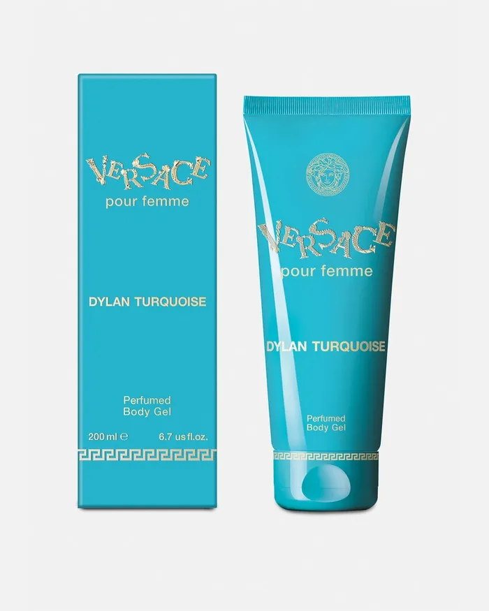Fragrances and Body Care Women Versace Dylan Turquoise Body Gel 200 Ml Blue