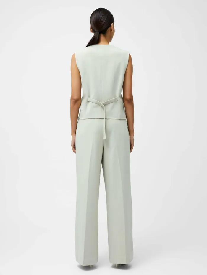 French Connection Angie Tailored Waistcoat Pistachio Green Women Tops
